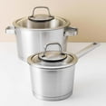 thumbnail image 3 of BergHOFF Manhattan 10Pc 18/10 Stainless Steel Cookware Set, 3 of 9