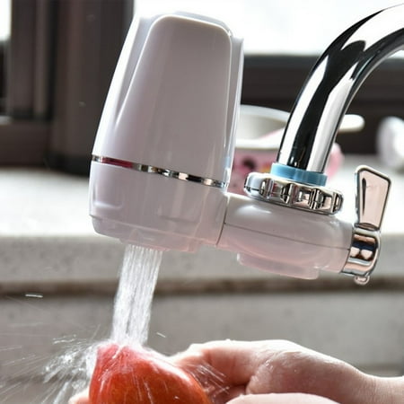 Link Filter Tap - Home Kitchen Ceramic Tap Faucets Water Filter System Washable Ceramic Mount Purifier