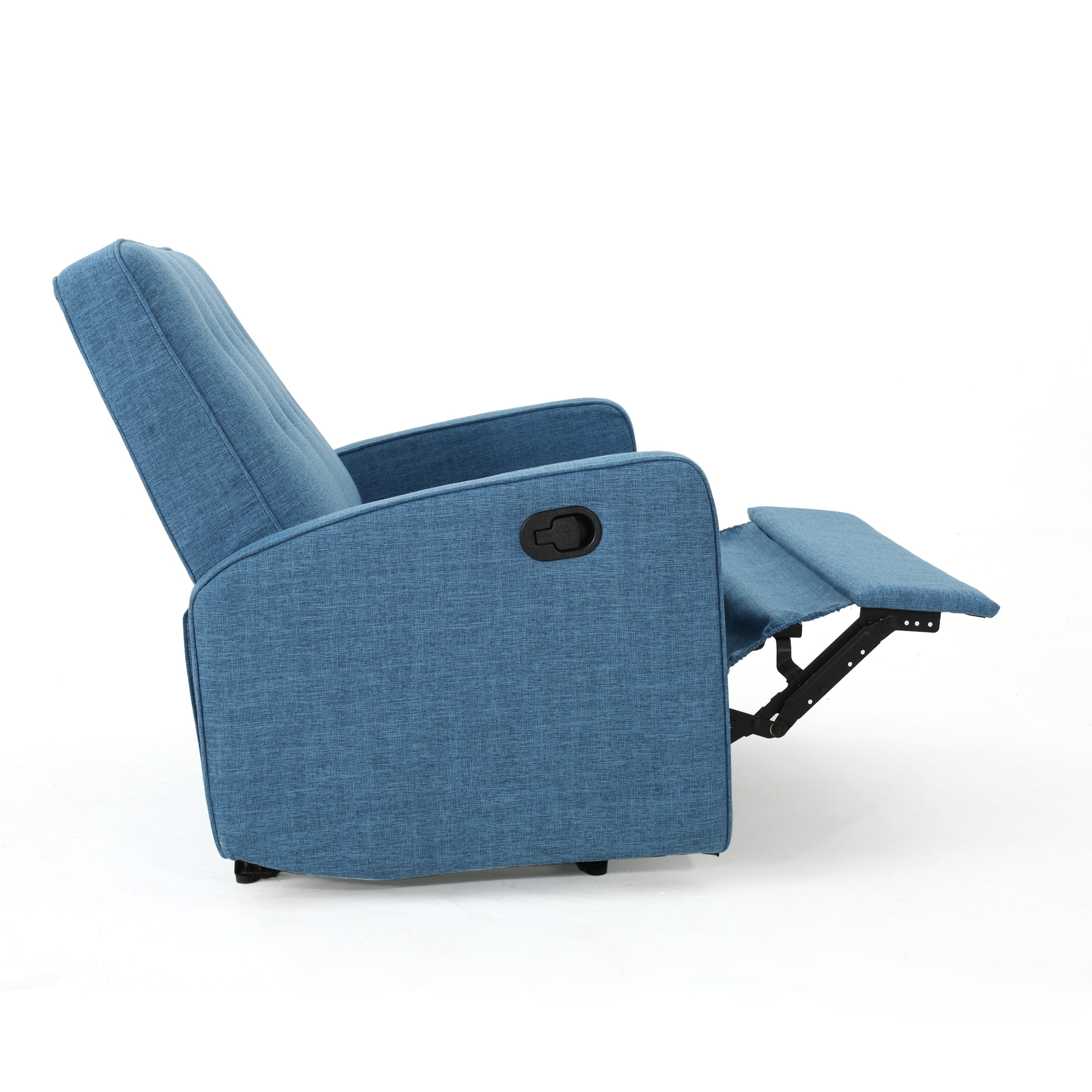 Noble House Callico Recliner Fabric Loveseat, Blue