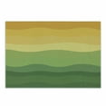 thumbnail image 1 of Abstract Cutting Board, Green and Yellow Colored Wavy Lines Curves Earth Inspired, Decorative Tempered Glass Cutting and Serving Board, Small Size, Reseda Green Mustard, by Ambesonne, 1 of 1