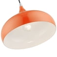 thumbnail image 4 of 41172-77 Livex Lighting Amador - 1 Light Pendant In Transitional Style-15 Inches Tall and 11.75 Inches Wide-Shiny Orange/Polished Chrome Finish, 4 of 12
