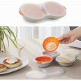 thumbnail image 5 of Microwave Egg Boiler Double Cup Double Layer Cookware (2 Psc), 5 of 5