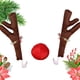 thumbnail image 1 of Kit de decoración de coche con cascabeles y nariz roja, kit de decoración de accesorios para coche, ideal para coche, SUV, furgoneta, camión, juego de regalo de Navidad, 1 of 5