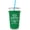 Green, variant on Iced Coffee Is Cheaper Than Therapy, Neoprene Iced Coffee Cup Cooler, Gift and Party Favor Drinkware Ideas, Cold Drink Sleeve (Steel Blue)