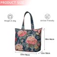thumbnail image 4 of Pioneer Flower Floral Print Pattern Travel Tote Bags for Women Carry On,Large Weekender Bags for Women Travel,Multi Functional Duffle Bag for Work,Shopping,Sports, 4 of 5