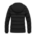 thumbnail image 2 of Abrigo de invierno wantdo para mujer, acolchado, grueso e hinchado, negro, 2XL, 2 of 7