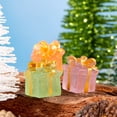 thumbnail image 3 of Tnobhg 3Pcs Resin Ornament Luminous Cartoon Gift Box Fade-resistant Lovely Atmosphere Handcrafted Car Decorative Ornament, 3 of 8