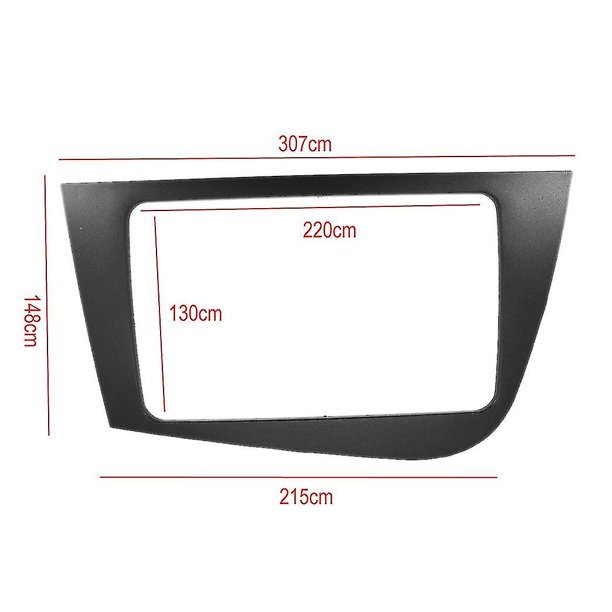 Din Frame Dvd Navigation Audio Panel Compatible con Seat Leon Panel Trim Kit