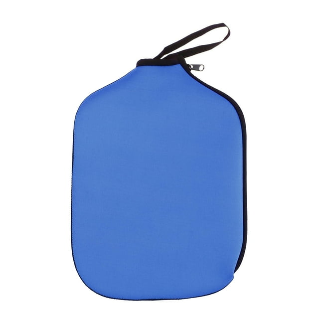 koolsoo Housse de Pagaie en Néoprène Housse de Tête de Pickleball Étui de Rangement Porte-Raquette avec Pochette à Sangle Manche de Raquette Protection de Raquette pour l'Extérieur Bleu Foncé