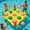 Yellow, variant on Livhil Pool Games Inflatable Pool Toys Tic Tac Toe Game