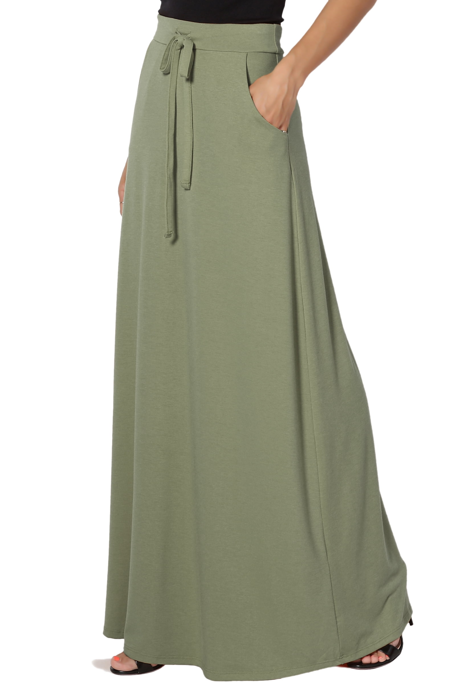 ruched waist skirt
