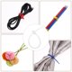 thumbnail image 5 of Uxcell 8 Pulgadas Bridas de Silicona, 20pcs Organizador de Bridas de Cierre Reutilizables para Hogar Oficina Cocina Bolsas de Comida Cables Clip Ajustable, Blanco, 5 of 6