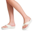 thumbnail image 7 of DREAM PAIRS Platform Flip Flops for Women Cushioned Thong Sandals with Soft Eva Foam Insole Lightweight Lycra fabric Comfort Dressy Slides Slippers for Summer Beach, 7 of 7