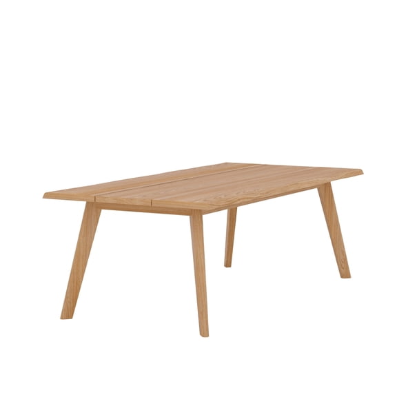 Lechair 84-inch Rectangular Wide-plank Teak Outdoor Dining Table