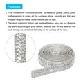 thumbnail image 4 of Uxcell 4 Roll 1 Yard 7mm 8mm 12mm Self Adhesive Crystal Rhinestone Ribbon 4 Style Bling Sticker for Crafts Project White, 4 of 5