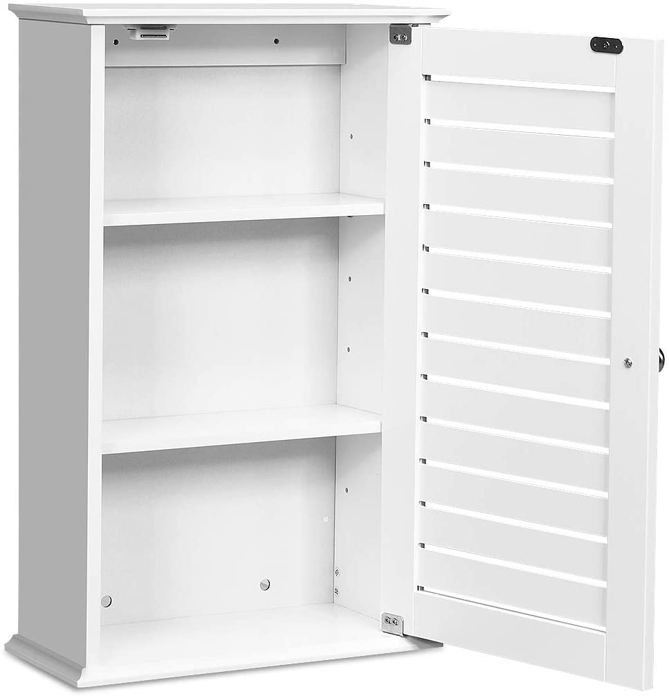 Medicine cabinet - 1/P - PVS - hospital / with shelf / wall-mounted