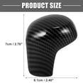 thumbnail image 4 of Motoforti Gear Shift Cover for Honda Civic 10th Gen 2016-2021 ABS Carbon Fiber Pattern Black Auto Interior accessories, 4 of 7