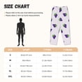thumbnail image 2 of Pajama Pants Women, Cute Grape Plaid Sweatpants Soft Sleep Lounge Pants, Casual PJ Bottoms Pants with Pockets, 2 of 5