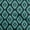Dark Teal Green, variant on oneOone Polyester Spandex Turquoise Blue Fabric Asian Ikat Sewing Craft Projects Fabric Prints By Yard 56 Inch Wide