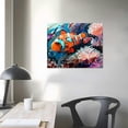 thumbnail image 4 of ARISTURING  Clownfish And Coral Printed Canvas Wall Art, Gifts & Keepsakes, Ready to Hang, 4 of 6