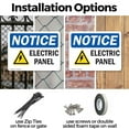 thumbnail image 3 of (2 Pack) Electrical Panel OSHA Notice Sign 18 Inch X 12 Inch Plastic Sign, Weather Resistant, UV Protected for Workplace, Business, and Construction Site, Made in the USA, 3 of 8