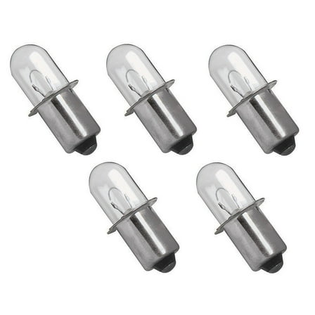 (5) 18 Volt Xenon Flashlight Bulb for Dewalt XPR18 Fits DW9083 18V Bulbs