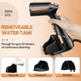 thumbnail image 4 of Wrongduck Travel Clothes Steamer 1800W, Handheld Wrinkle Remover with LED Screen 3 Steam Modes 10 oz Water Tank Portable Fabric Steamer for Home Office, 4 of 7