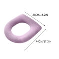 thumbnail image 3 of Btomtd Toilet Seat Covers,Toilet Seat Cushion Thickened Toilet Cover Knitted Toilet Seat Cushion Washable Household Toilet Cover Winter Warm Toilet Seat Cover Mat, 3 of 3