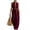 Wine, variant on Jumpsuits for Women Cotton Linen Color Block Wide Leg Sleeveless Jumpers Casual Dressy Loose Summer Rompers with Pockets Wine XXL