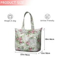 thumbnail image 4 of Pioneer Flower Floral Print Pattern Travel Tote Bags for Women Carry On,Large Weekender Bags for Women Travel,Multi Functional Duffle Bag for Work,Shopping,Sports, 4 of 5