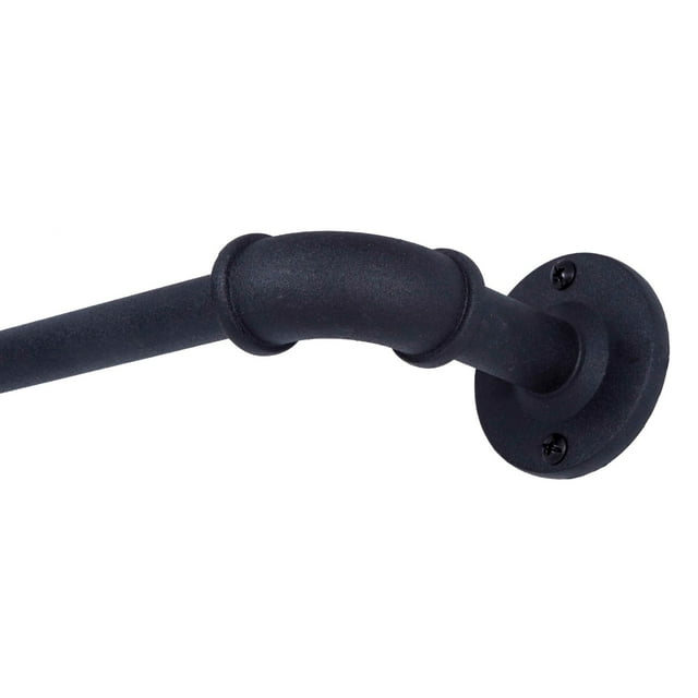 Mainstays 30-84 in. Bronn Adjustable Wrap Aroud Window Curtain Rod, 3/4 in. Diameter