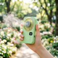 thumbnail image 4 of Zguuel Ice Cooling Handheld Fan, Semiconductor Ice Plate Fan with Digital Display & Turbo Speed, Rechargeable Personal Fan for Travel, Outdoor, Summer Heat Relief, 4 of 5