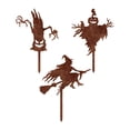 thumbnail image 2 of 金属装饰插件万圣节气氛布置用具生锈的怪物草地园林地插庭院插牌 X25896, 2 of 8
