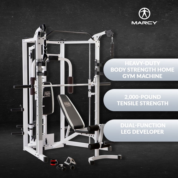 Marcy Combo Full Body Home Gym, Multifunction Squat Leg Extension