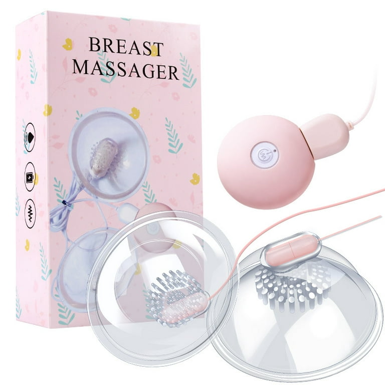 Nipple Breast Pump Vibrator Silicone Nipple Kneading Clamp with Stronger  Suction Breast Sucking Cup Sucking Breast Massager Erotic Adult Sex Toys  for Woman Nipple Sucker 