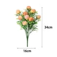 thumbnail image 5 of Soumake Vivid Appearance Realistic Artificial Fruit Artificial Orange Lemon Tree With Green Leave Branch Home Decor Household, 5 of 8