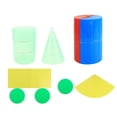 thumbnail image 3 of Milaget 3D Shapes Geometric Learning Material Educational Toy Montessori Toys Math Toys, 3 of 9