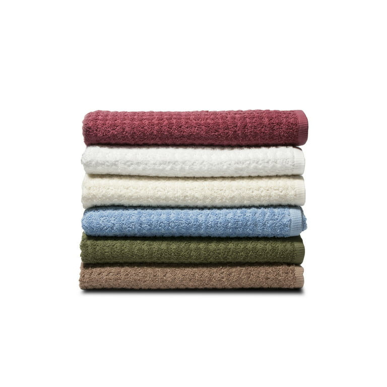 Mccullen 6 Piece 100% Cotton Towel Set Color: Eucalyptus