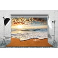 thumbnail image 1 of ABPHQTO 150x220cm Puesta de sol Playa Fotografía Fondo Fotografía Telón de fondo Estudio Prop, 1 of 3
