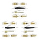 thumbnail image 2 of Wosthever 26 Pieces Valves Adapter Copper Mountain Combinations Tool Pump Parts Adapters Cycling Bike Use Inflator Type1, 2 of 6