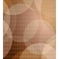 thumbnail image 3 of Ambesonne Tan Duvet Cover Set, Overlapping Circles Dots, Calking, Tan Brown White, 3 of 3