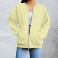 thumbnail image 5 of Pyhlmscde Women's Oversized Solid Color Sweatshirts, Womens Tops, Chunky Cardigan Sweaters for Women, Fall Jackets for Women 2025, 5 of 6