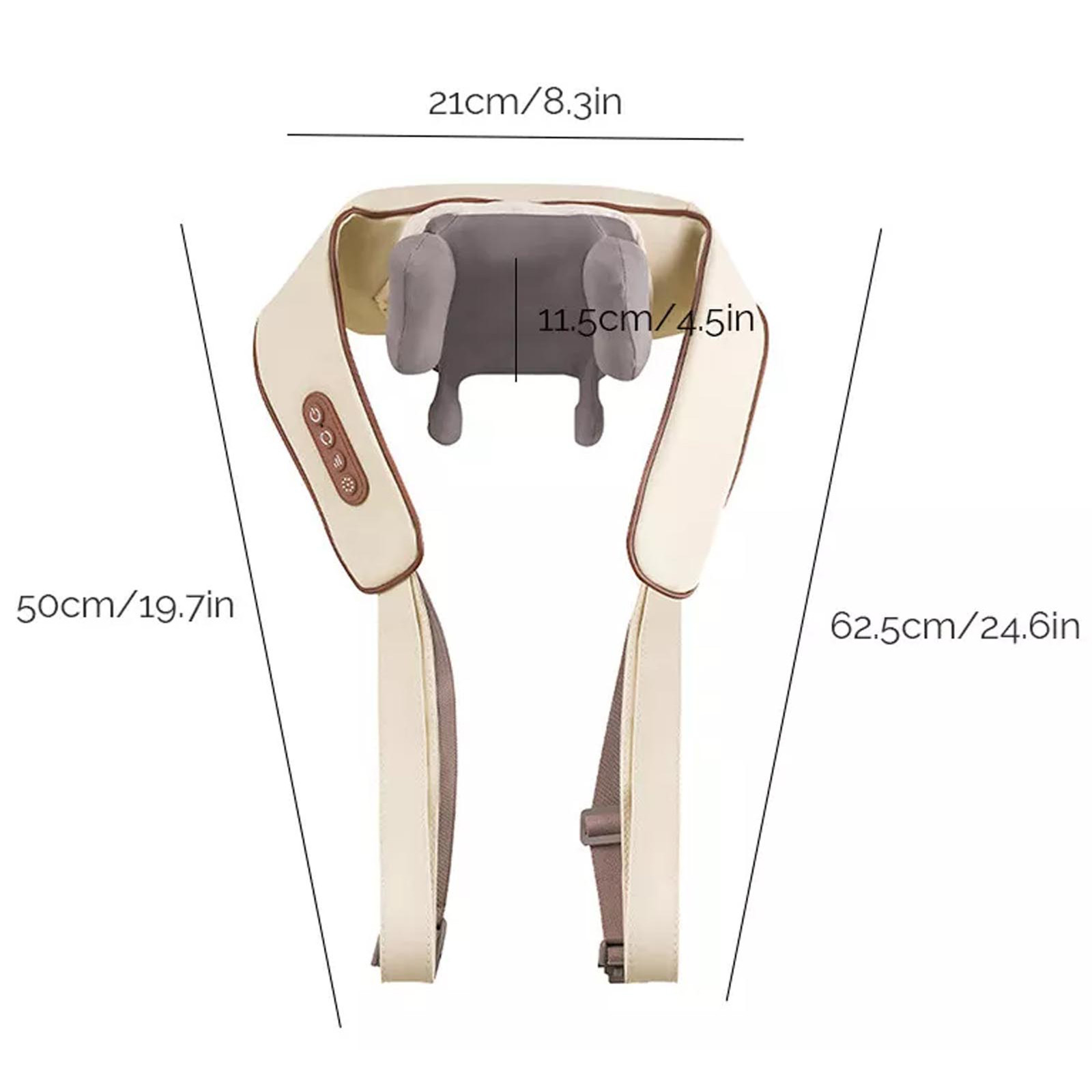 Massage Tools Neck Massager With Heat Shiatsu Shoulder Acupressure Deep Kneading Experience Like Human for Relaxation