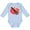 AE-Light Blue, variant on Inktastic Ukulele Hawaiian Music Gift Girls Long Sleeve Baby Bodysuit