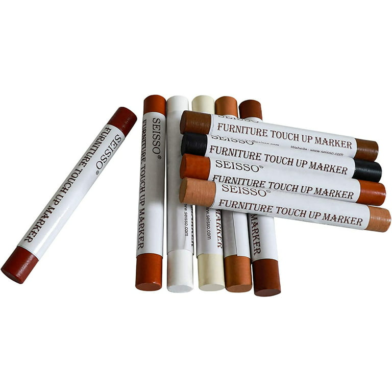 Starbond Wood Furniture, Floor, and Laminate Repair Markers Sets 6 Pcs Touch-Up Kit