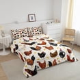 thumbnail image 2 of Chicken Comforter Cute Chicken Pattern Comforter Set for Boys Girls Children 3D Animals Theme Bedding Set Room Decor Full Size Quilt Set, 2 of 5