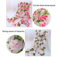 thumbnail image 5 of UDIYO Fake Sakura Vine Flowers Plants Garland Artificial Hanging Sakura for Hotel Wedding Home Party Garden Craft Art Decor, 5 of 8
