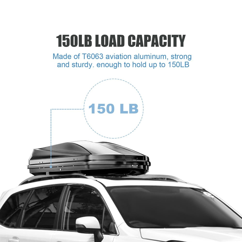 48" Car Roof Rack Universal Top Cross Bar Luggage Cargo Carrier Rails Aluminum