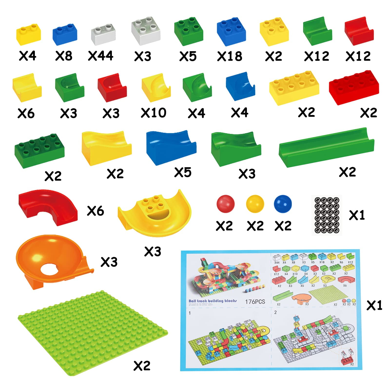 176PCS رخام شغل البناية المجموع الكويت Ubuy