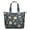 Artistic, variant on Geometric Plaid Aesthetic Travel Tote Colorful Checkered Duffel Bag with Abstract Striped Pattern Design, Great for Stylish Women